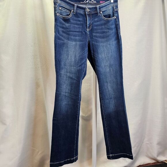 INC International Concepts Curvy Fit Boot Leg Cut Jeans Size 4 - Picture 3 of 8